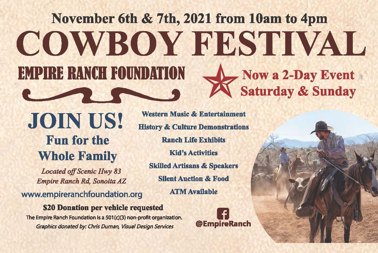 ERF cowboy festival flyer